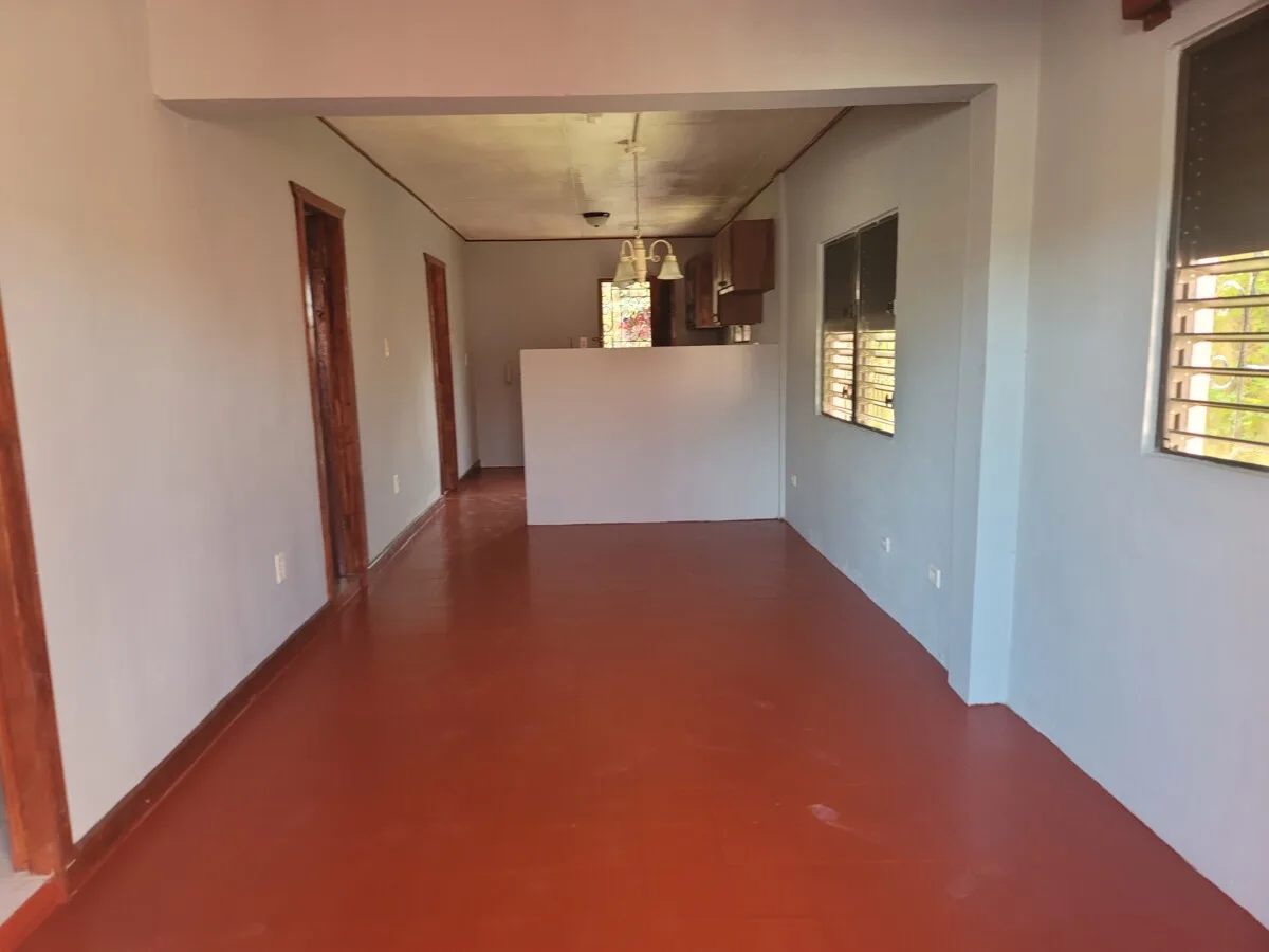 COZY 2 BEDROOM, 1 BATHROOM HOME FOR RENT ON MAHOGANY STREET, BELIZE CITY