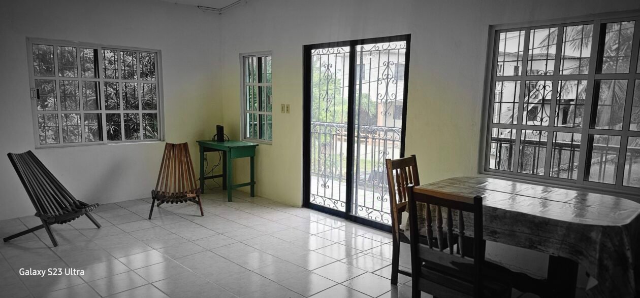 FOR RENT – 1 BEDROOM 1 BATHROOM IN RANCHITO VILLAGE, COROZAL DISTRICT (UPPER FLAT)